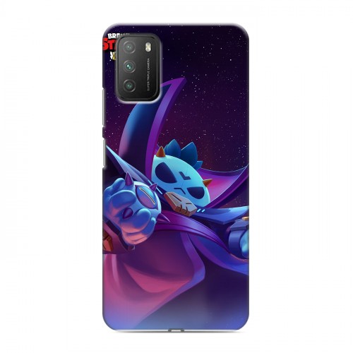 Дизайнерский пластиковый чехол для Xiaomi Poco M3 Brawl Stars