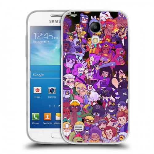 Дизайнерский пластиковый чехол для Samsung Galaxy S4 Mini  Brawl Stars