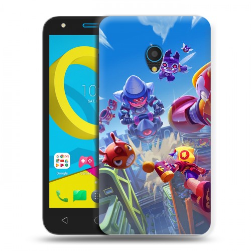 Дизайнерский пластиковый чехол для Alcatel U5 Brawl Stars