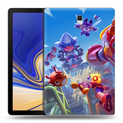 Дизайнерский силиконовый чехол для Samsung Galaxy Tab S4 Brawl Stars