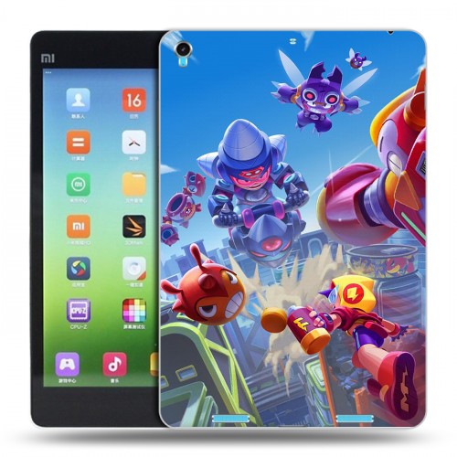 Дизайнерский силиконовый чехол для Xiaomi MiPad Brawl Stars