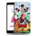 Дизайнерский пластиковый чехол для LG G4 Stylus Brawl Stars