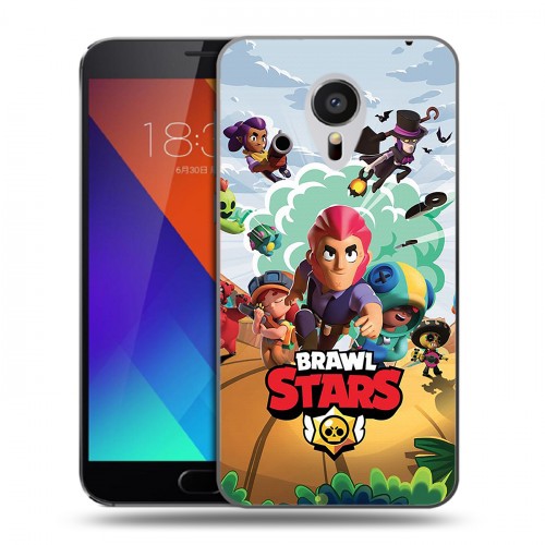 Дизайнерский пластиковый чехол для Meizu MX5 Brawl Stars