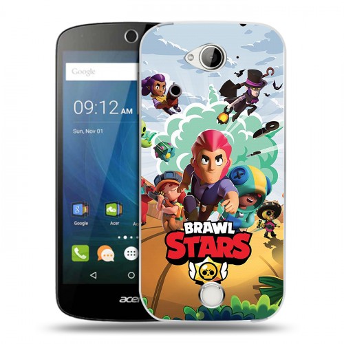 Дизайнерский силиконовый чехол для Acer Liquid Z530 Brawl Stars