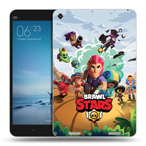 Дизайнерский силиконовый чехол для Xiaomi Mi Pad 2 Brawl Stars