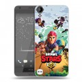 Дизайнерский пластиковый чехол для HTC Desire 530 Brawl Stars