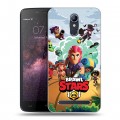 Дизайнерский силиконовый чехол для Homtom HT17 Brawl Stars