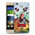 Дизайнерский пластиковый чехол для Huawei GR3 Brawl Stars