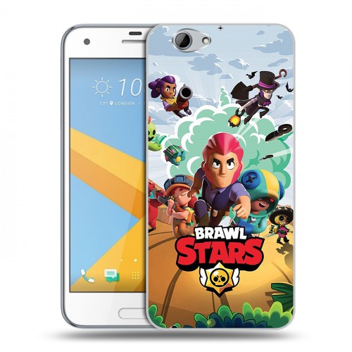 Дизайнерский пластиковый чехол для HTC One A9S Brawl Stars