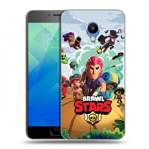 Дизайнерский пластиковый чехол для Meizu M5 Brawl Stars