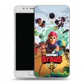 Дизайнерский силиконовый чехол для Meizu M5s Brawl Stars