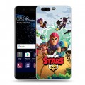 Дизайнерский пластиковый чехол для Huawei P10 Brawl Stars