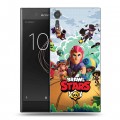 Дизайнерский пластиковый чехол для Sony Xperia XZs Brawl Stars