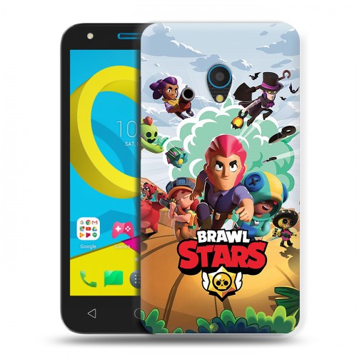 Дизайнерский пластиковый чехол для Alcatel U5 Brawl Stars