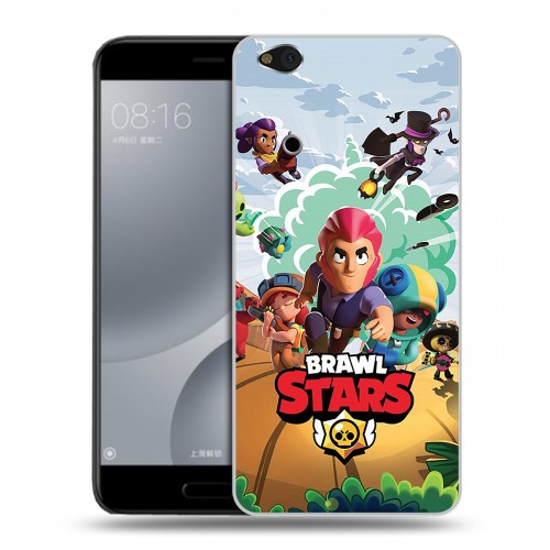 Дизайнерский пластиковый чехол для Xiaomi Mi5C Brawl Stars