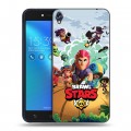 Дизайнерский силиконовый чехол для Asus ZenFone Live Brawl Stars