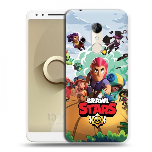 Дизайнерский пластиковый чехол для Alcatel 3 Brawl Stars