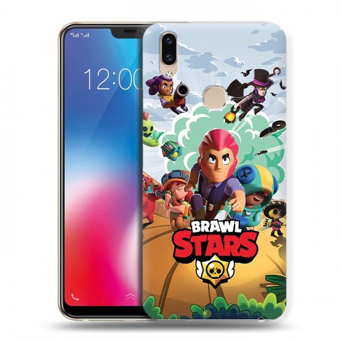 Дизайнерский пластиковый чехол для Vivo V9 Brawl Stars