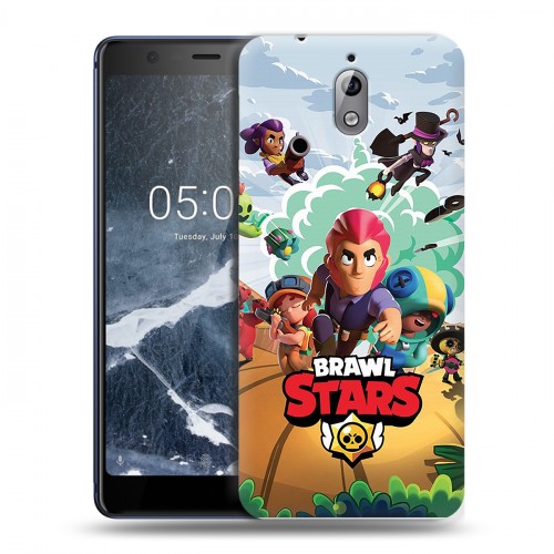 Дизайнерский силиконовый чехол для Nokia 3.1 Brawl Stars