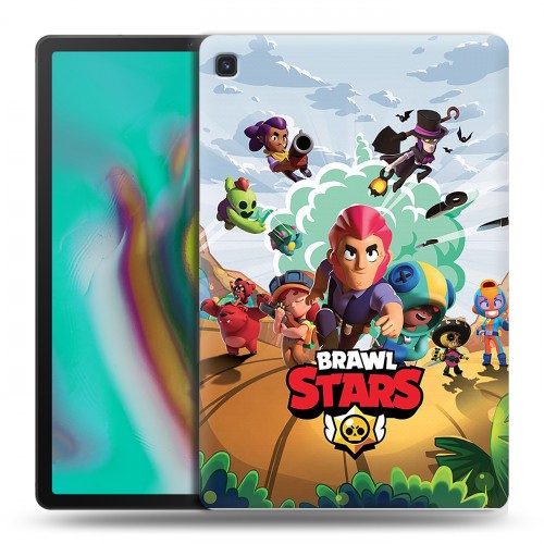 Дизайнерский силиконовый чехол для Samsung Galaxy Tab S5e Brawl Stars