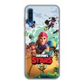 Дизайнерский силиконовый чехол для Samsung Galaxy A50 Brawl Stars