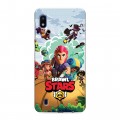 Дизайнерский пластиковый чехол для Samsung Galaxy A10 Brawl Stars