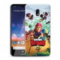 Дизайнерский силиконовый чехол для Nokia 2.2 Brawl Stars