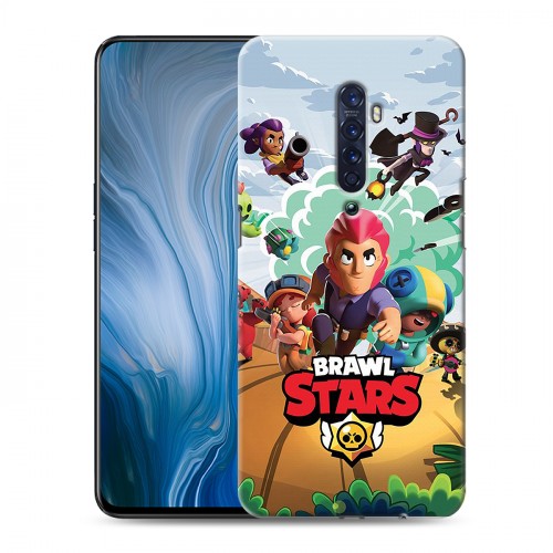 Дизайнерский пластиковый чехол для OPPO Reno2 Z Brawl Stars