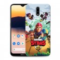 Дизайнерский пластиковый чехол для Nokia 2.3 Brawl Stars