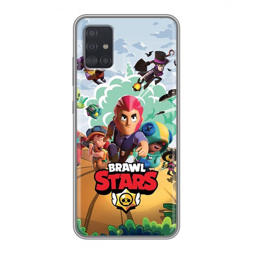 Дизайнерский силиконовый чехол для Samsung Galaxy A51 Brawl Stars