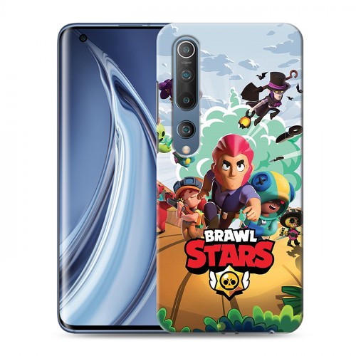 Дизайнерский пластиковый чехол для Xiaomi Mi 10 Brawl Stars