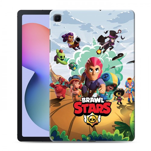 Дизайнерский силиконовый чехол для Samsung Galaxy Tab S6 Lite Brawl Stars