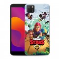 Дизайнерский силиконовый чехол для Huawei Honor 9S Brawl Stars