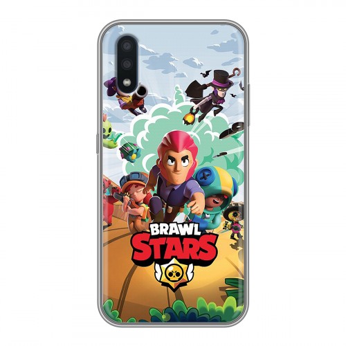 Дизайнерский силиконовый чехол для Samsung Galaxy M01 Brawl Stars