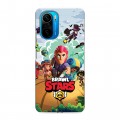 Дизайнерский силиконовый чехол для Xiaomi Poco F3 Brawl Stars