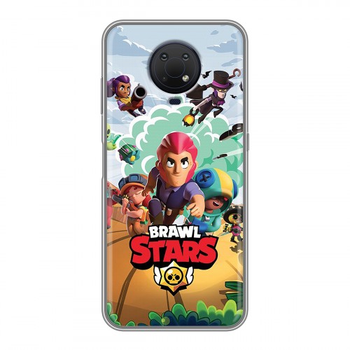 Дизайнерский силиконовый чехол для Nokia G10 Brawl Stars