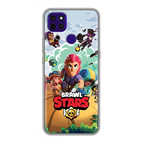 Дизайнерский силиконовый чехол для Lenovo K12 Pro Brawl Stars