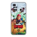 Дизайнерский силиконовый чехол для Xiaomi Redmi 10 Brawl Stars