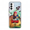 Дизайнерский силиконовый чехол для Tecno Camon 18 Brawl Stars