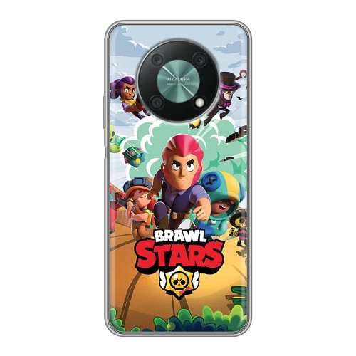 Дизайнерский силиконовый чехол для Huawei Nova Y90 Brawl Stars