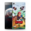 Дизайнерский пластиковый чехол для Lenovo Vibe X2 Brawl Stars