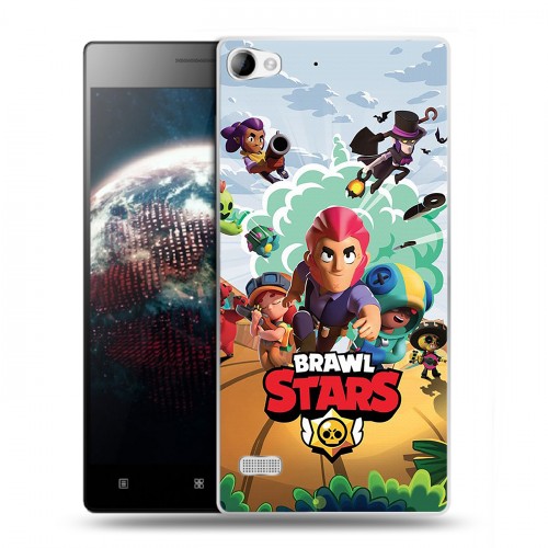 Дизайнерский пластиковый чехол для Lenovo Vibe X2 Brawl Stars