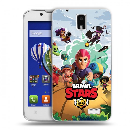 Дизайнерский пластиковый чехол для Lenovo A328 Brawl Stars