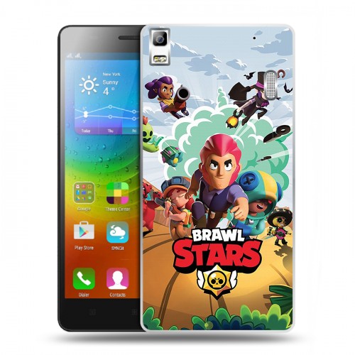 Дизайнерский пластиковый чехол для Lenovo A7000 Brawl Stars