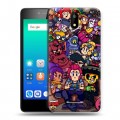 Дизайнерский силиконовый чехол для Micromax Q409 Brawl Stars