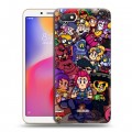 Дизайнерский пластиковый чехол для Xiaomi RedMi 6A Brawl Stars