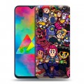 Дизайнерский пластиковый чехол для Samsung Galaxy M20 Brawl Stars