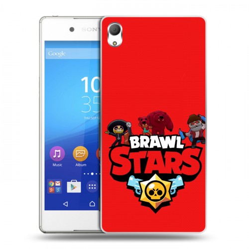 Дизайнерский пластиковый чехол для Sony Xperia Z3+ Brawl Stars