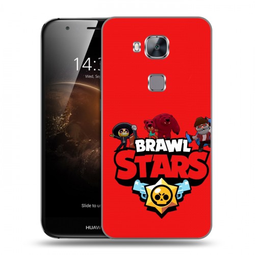 Дизайнерский пластиковый чехол для Huawei G8 Brawl Stars