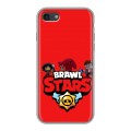 Дизайнерский силиконовый чехол для Iphone 7 Brawl Stars